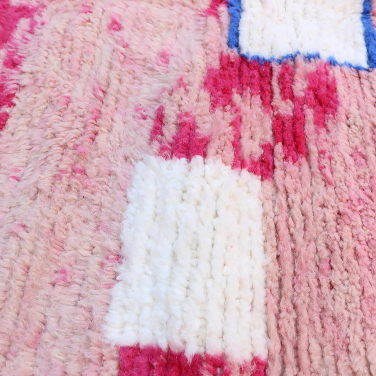 BERBERTEPPICH aus Marokko aus reiner Wolle 200x 300 cm - Pink, Naturmaterialien (200/300cm) - AFK Living