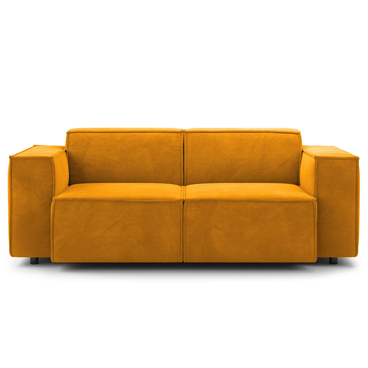 2-SITZER SOFA - Gelb, Textil (189/70/96cm) - home24