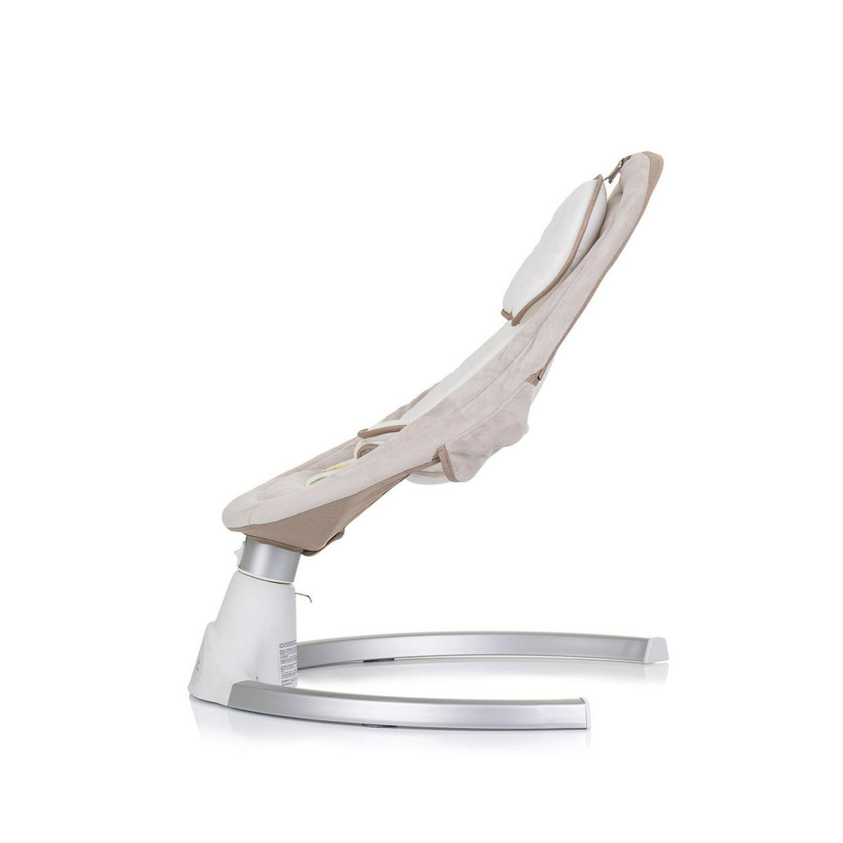 BABYWIPPE Brida beige Moskitonetz, Fernbedienung, 5 Schaukelgeschwindigkeiten, Timer, Kissen - Beige, Metall - Chipolino