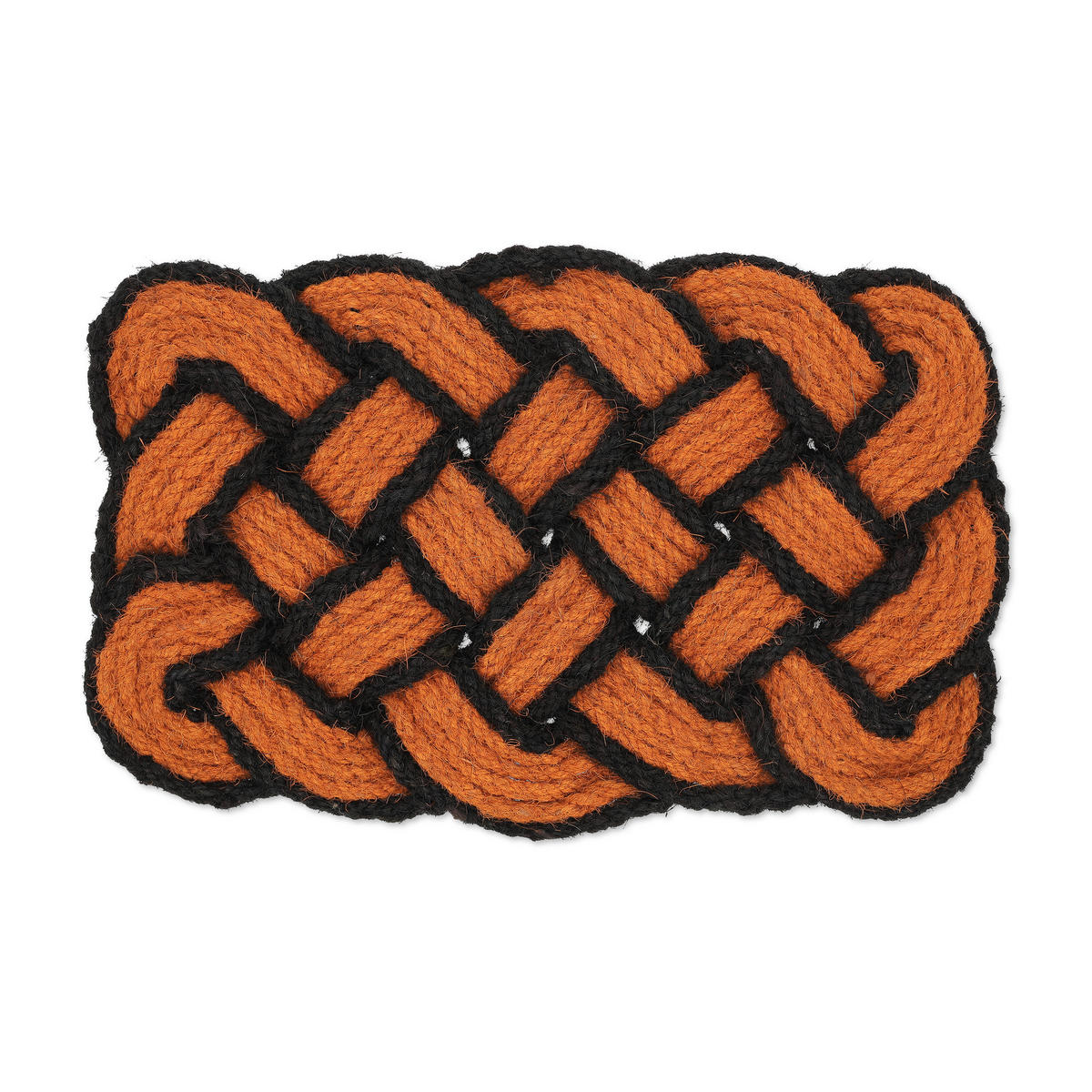 FUSSMATTE Kokos - Orange, Textil (75/45cm) - Relaxdays