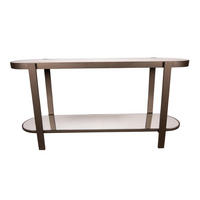 BEISTELLTISCH Yozan Braun 160/44/80cm - Braun, Metall (160/44/80cm) - PTMD Collection
