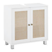 WASCHBECKENUNTERSCHRANK Lisa Natur/Weiß ca. 60 / 59 / 30 cm - Naturfarben, Holzwerkstoff (60/59/30cm) - Bessagi Home