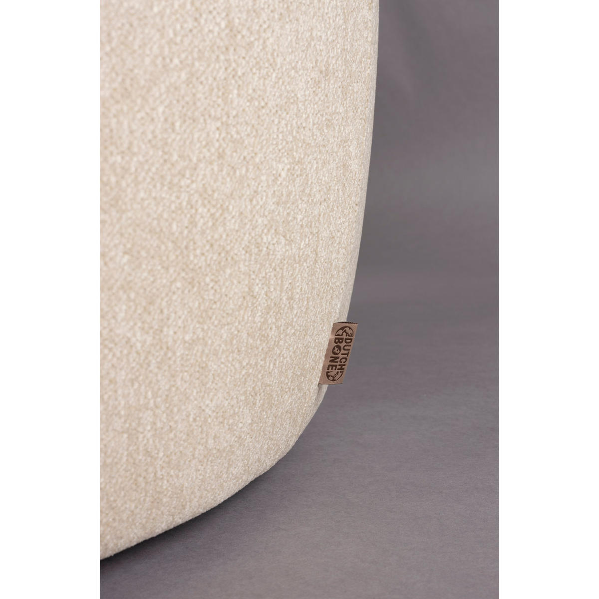 SESSEL Rocca Latte/ Beige - Beige/Creme, Textil (107/83/92cm) - Dutchbone