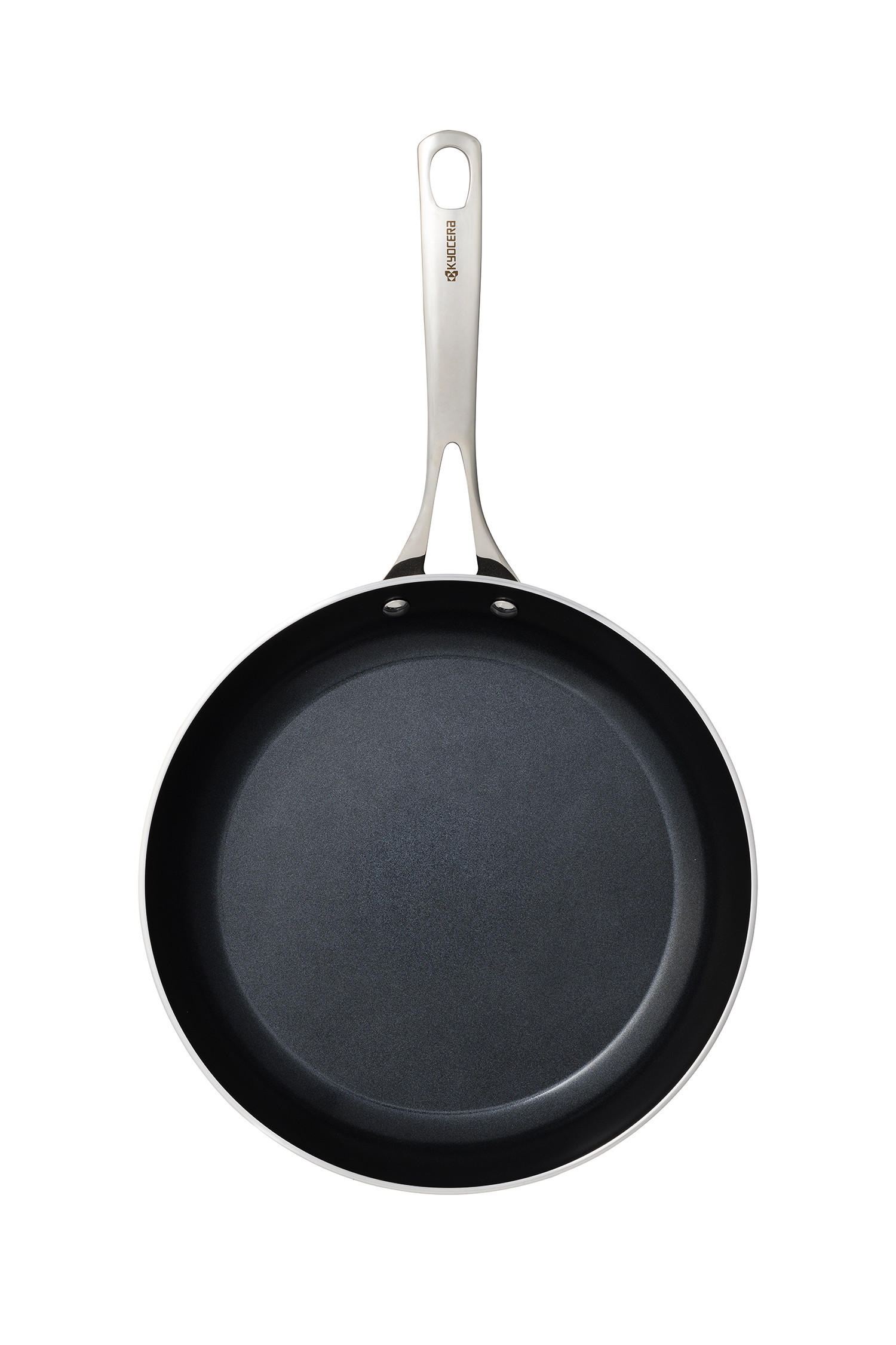 BRATPFANNE mit Keramikbeschichtung, 26 cm, Edelstahlgriff - Anthrazit, Metall (26.5cm) - Kyocera