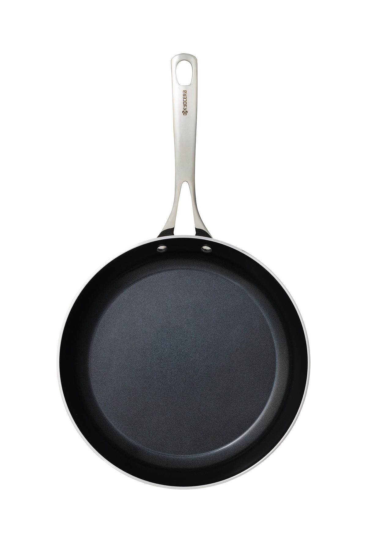 BRATPFANNE mit Keramikbeschichtung, 26 cm, Edelstahlgriff - Anthrazit, Metall (26.5cm) - Kyocera