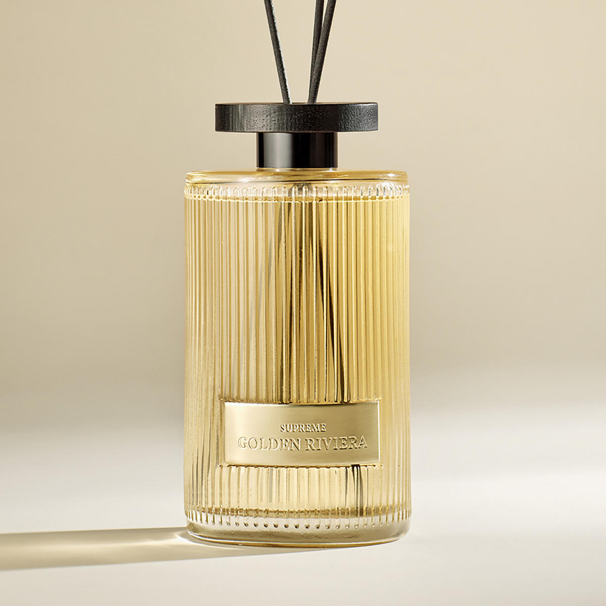 RAUMDUFT Supreme Golden Riviera - Beige, Glas (8/17/8cm) - Butlers