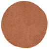 HOCHFLOR LANGFLOR SHAGGY TEPPICH FLUFFY RUND - Terracotta, Textil (120/120cm) - Pergamon