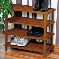 HOCHSCHUHSCHRANK aus Tannenholz 26/54/52 cm - Braun, Holz (54/52/26cm) - Kesper