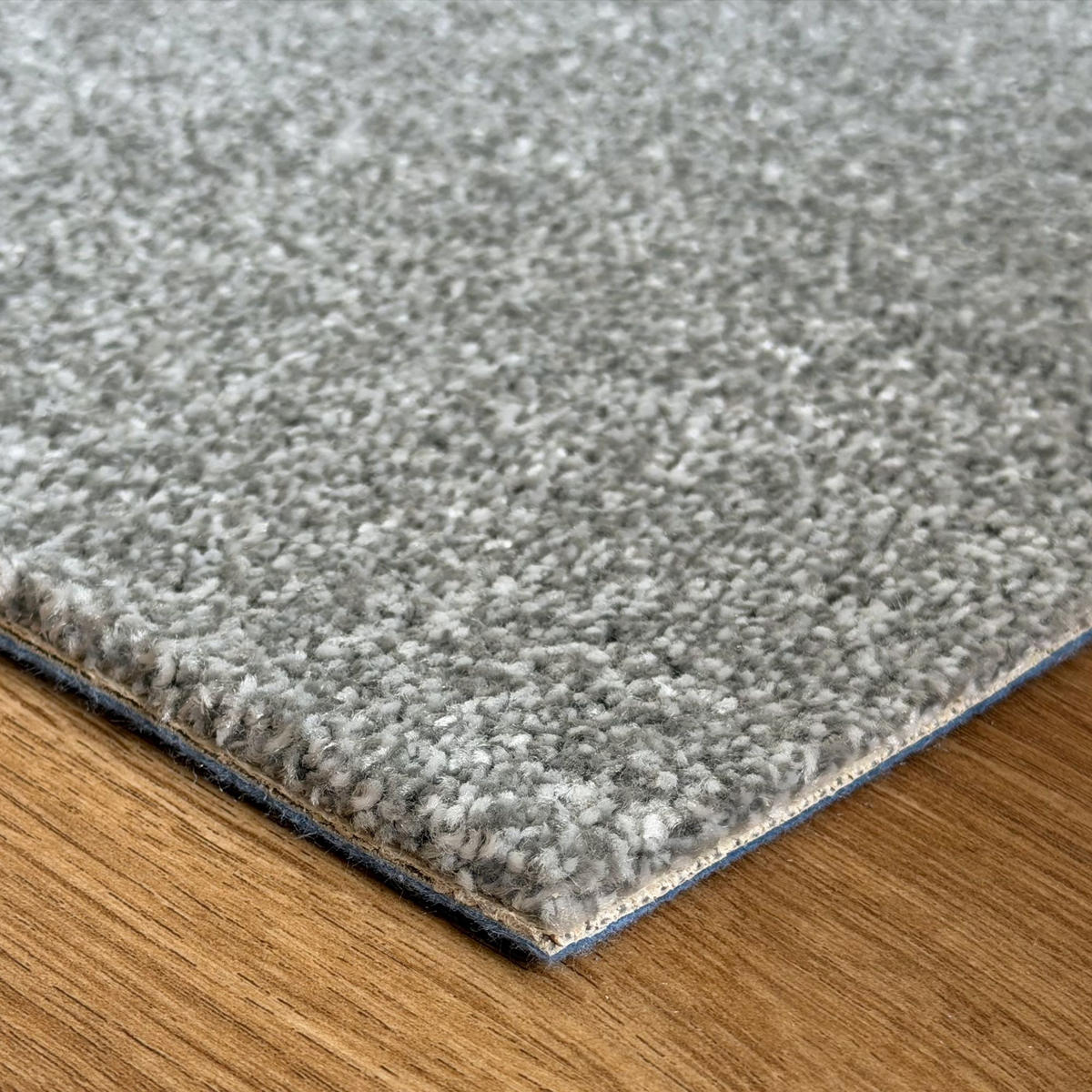 TEPPICHBODEN Levanto 100/100 cm - Hellgrau, Kunststoff (100/100/1cm) - Steffensmeier
