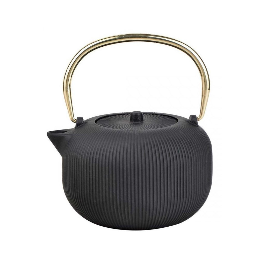 TEEKANNE Schwarz 14.5/14.5/18 cm KH1931 - Schwarz, Metall (1L) - Kinghoff 