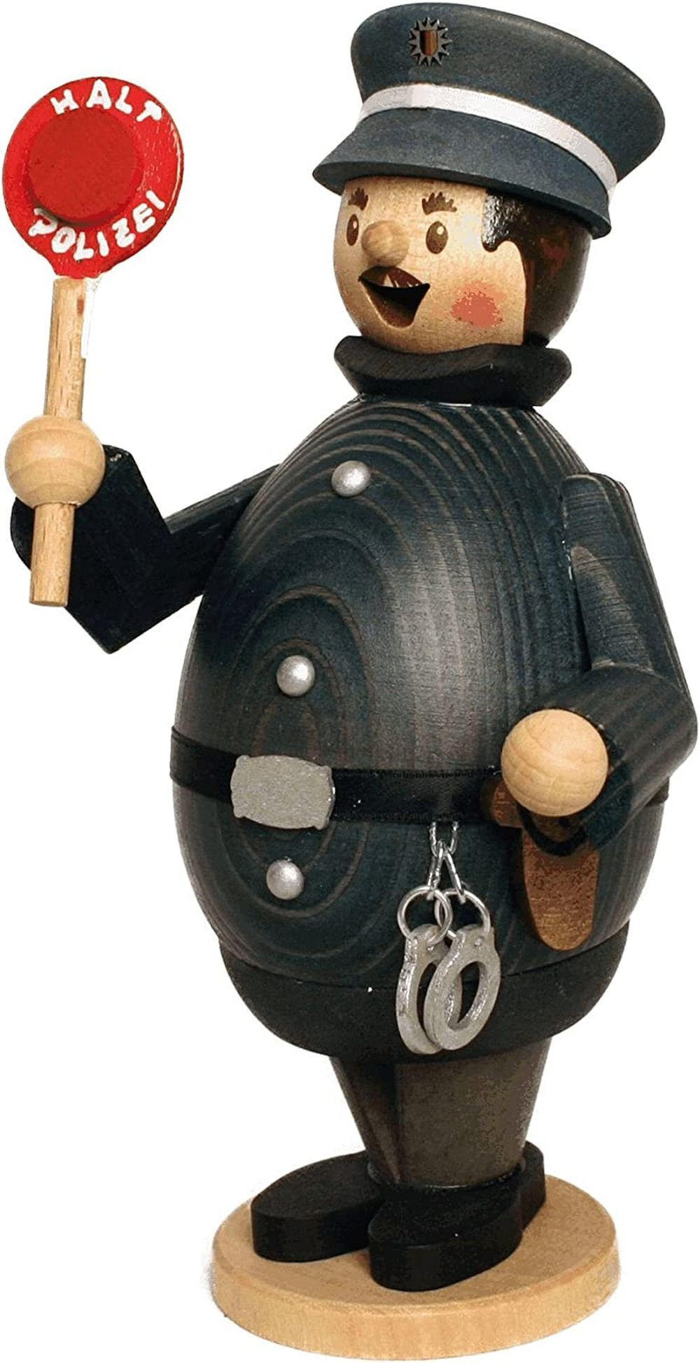 RAUCHMANN Max als Polizist 16 cm - Multicolor, Holz (10/16/10cm)