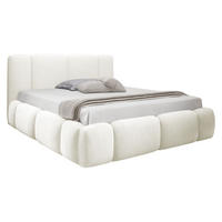 POLSTERBETT Bianco Boucle - Creme, Holz/Textil (140/200cm) - MIRJAN24