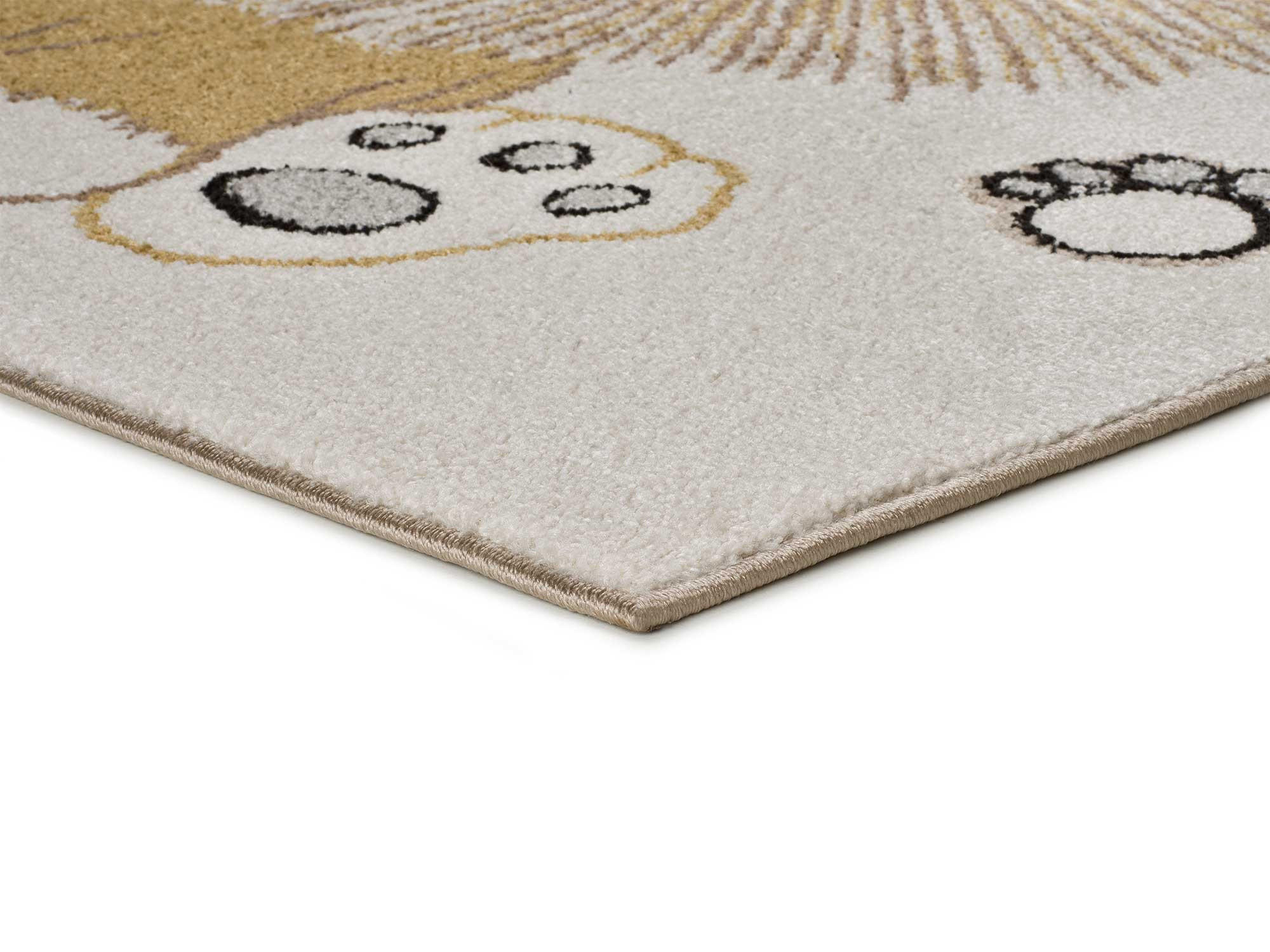 KINDERTEPPICH Weiß Beats 120/170 cm - Weiß, Naturmaterialien/Textil (120/170cm) - Atticgo