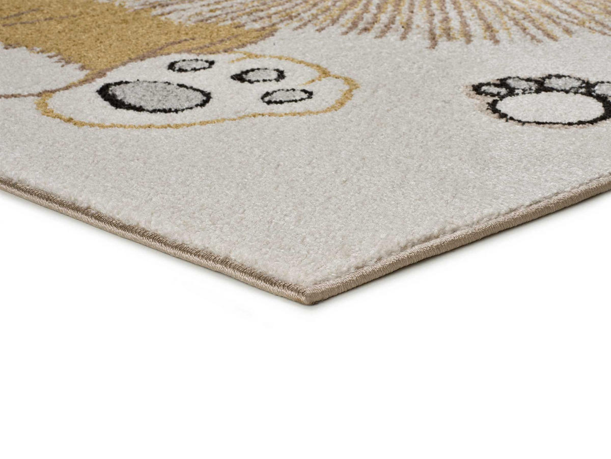 KINDERTEPPICH Weiß Beats 120/170 cm - Weiß, Naturmaterialien/Textil (120/170cm) - Atticgo