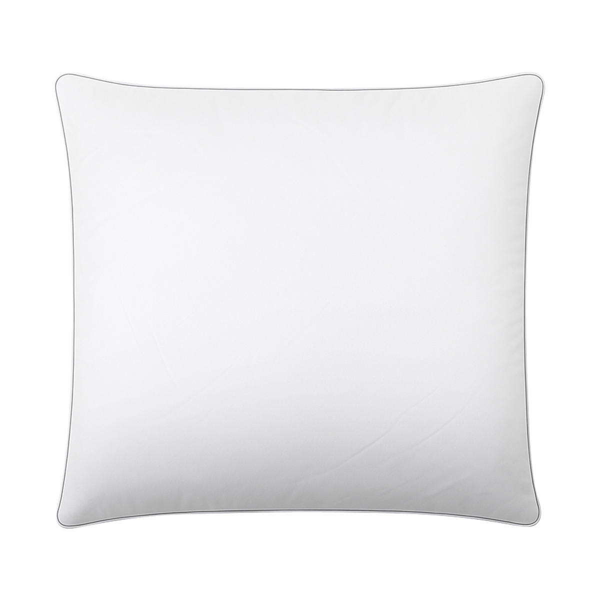 KOPFKISSEN 3-Kammer mit Federfüllung 80 x 80 cm - Weiß, Textil (80/80cm) - Bestlivings
