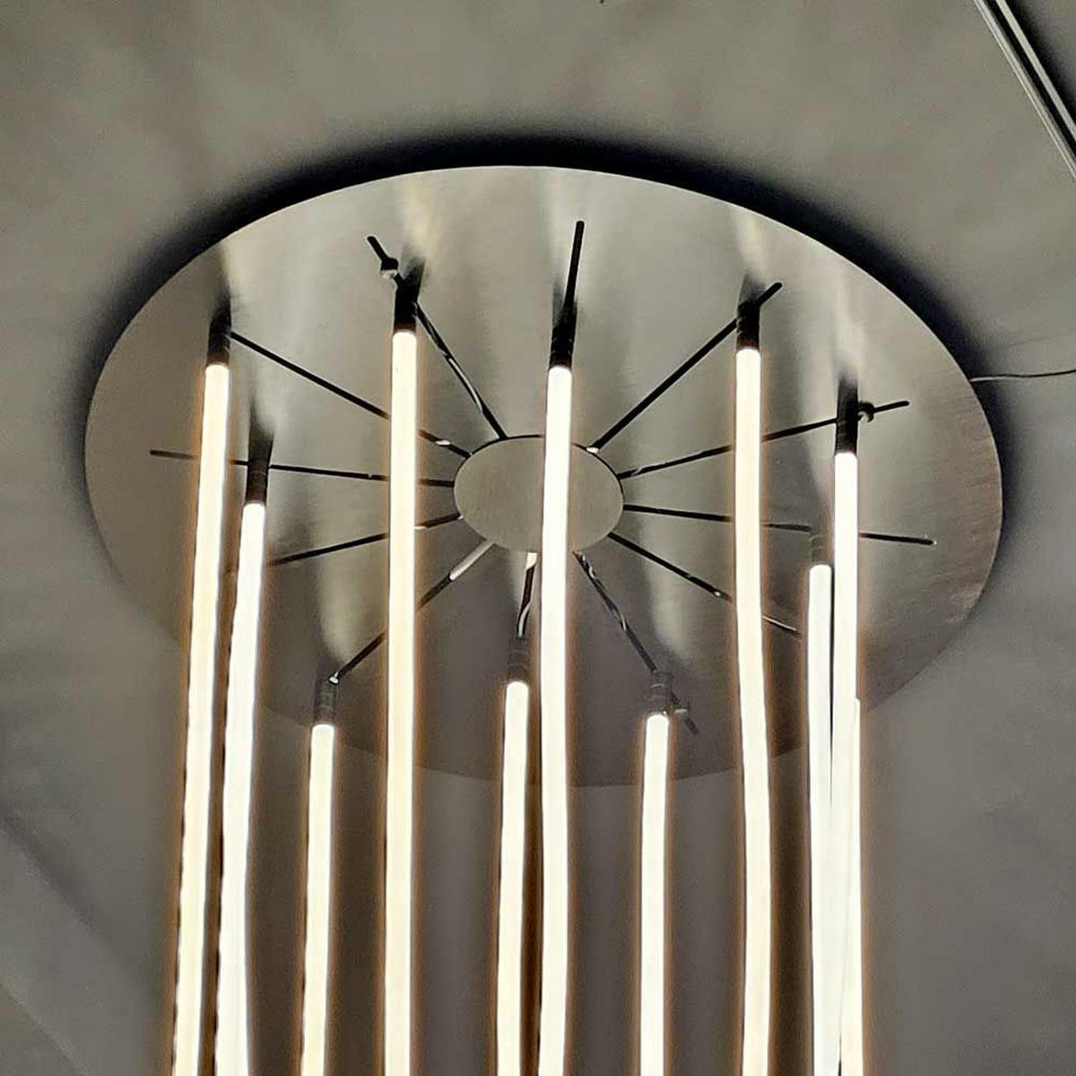 LED-GALERIELEUCHTE Arion XXL 550cm Weiß - Weiß, Kunststoff (550/120/2.5cm) - s.luce