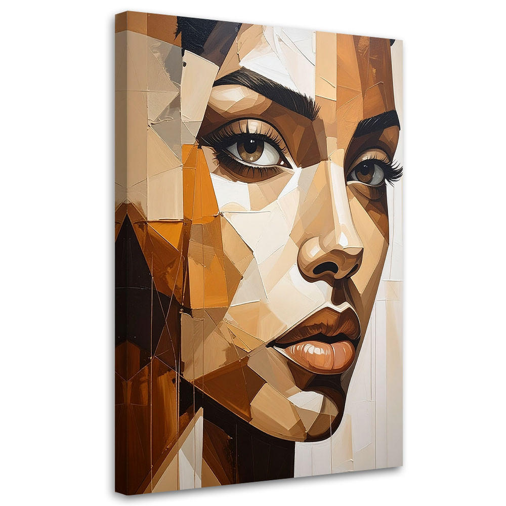 Feeby Leinwandbild Beige 20x30 cm