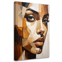 LEINWANDBILD Menschen & Charaktere 70x100cm - Beige, Textil (70/100cm) - Feeby