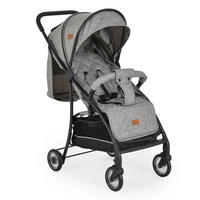 KINDERWAGEN London hellgrau Buggy, Aluminiumrahmen, verstellbare Rückenlehne - Grau, Metall (80/48/95cm) - Cangaroo