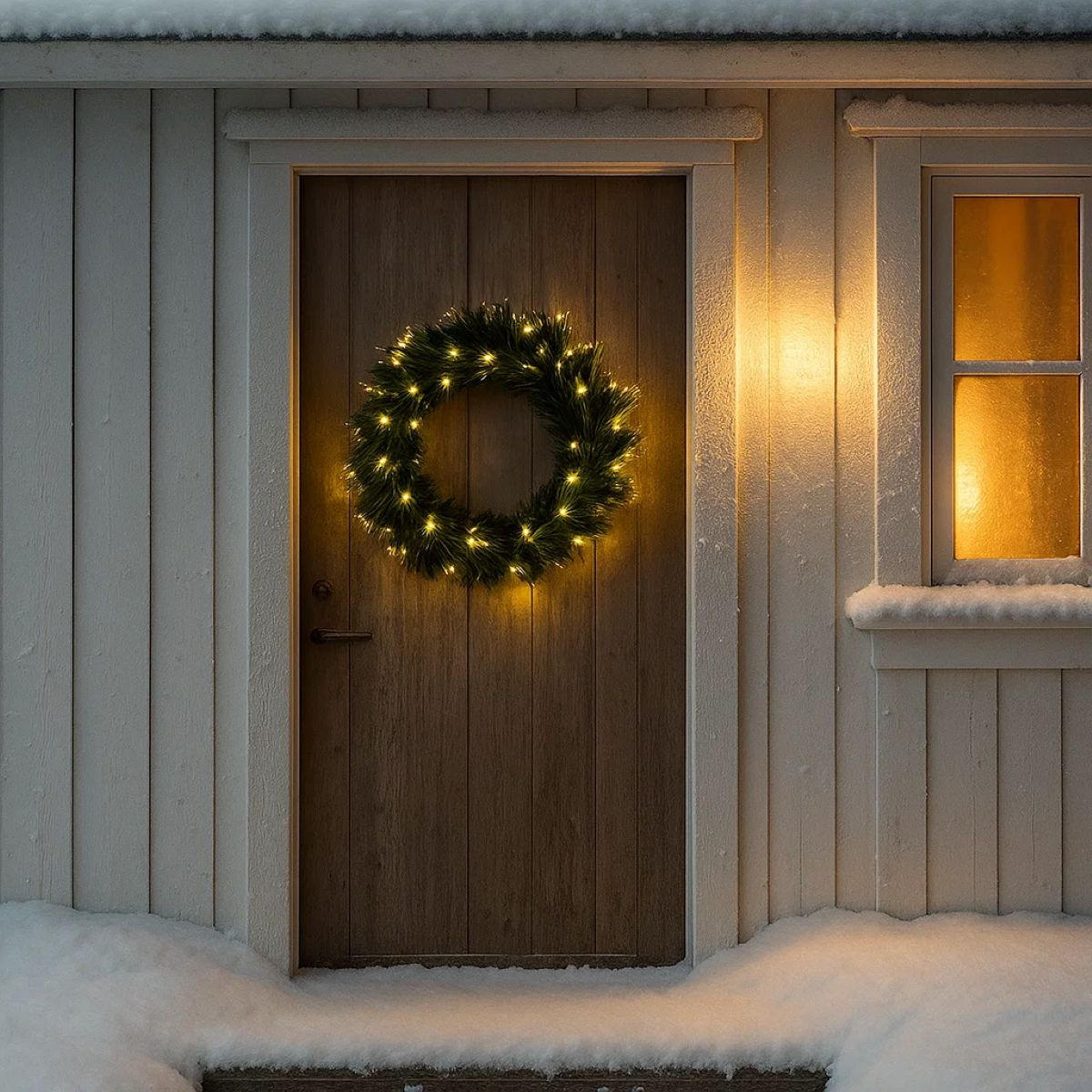 WEIHNACHTSKRANZ Ø 42 cm - Grün, Kunststoff (42/8/42cm) - Home Styling Collection