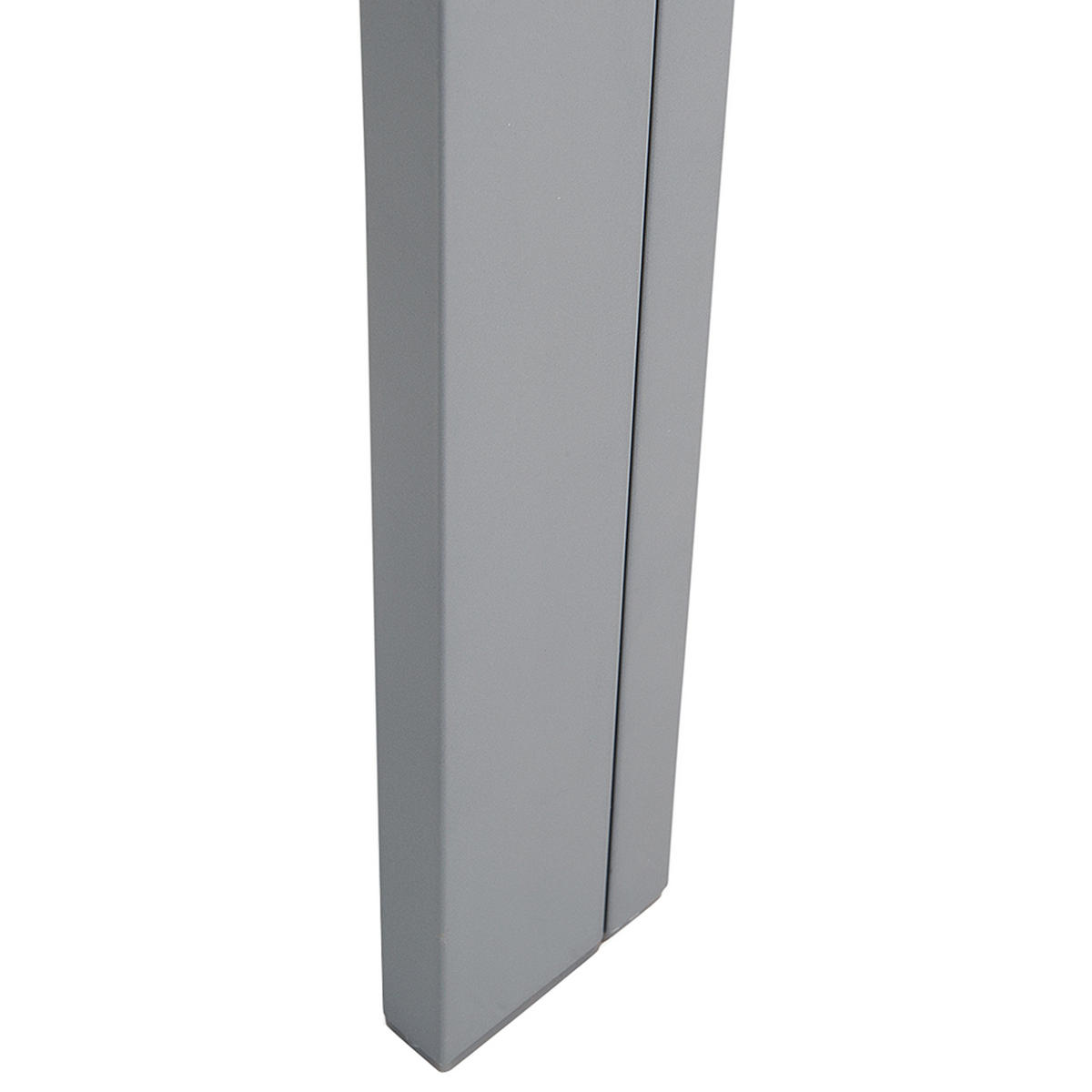 GARTENTISCH Glas schwarz 160/90 cm Catania - Schwarz, Metall (160/91/71cm) - Beliani