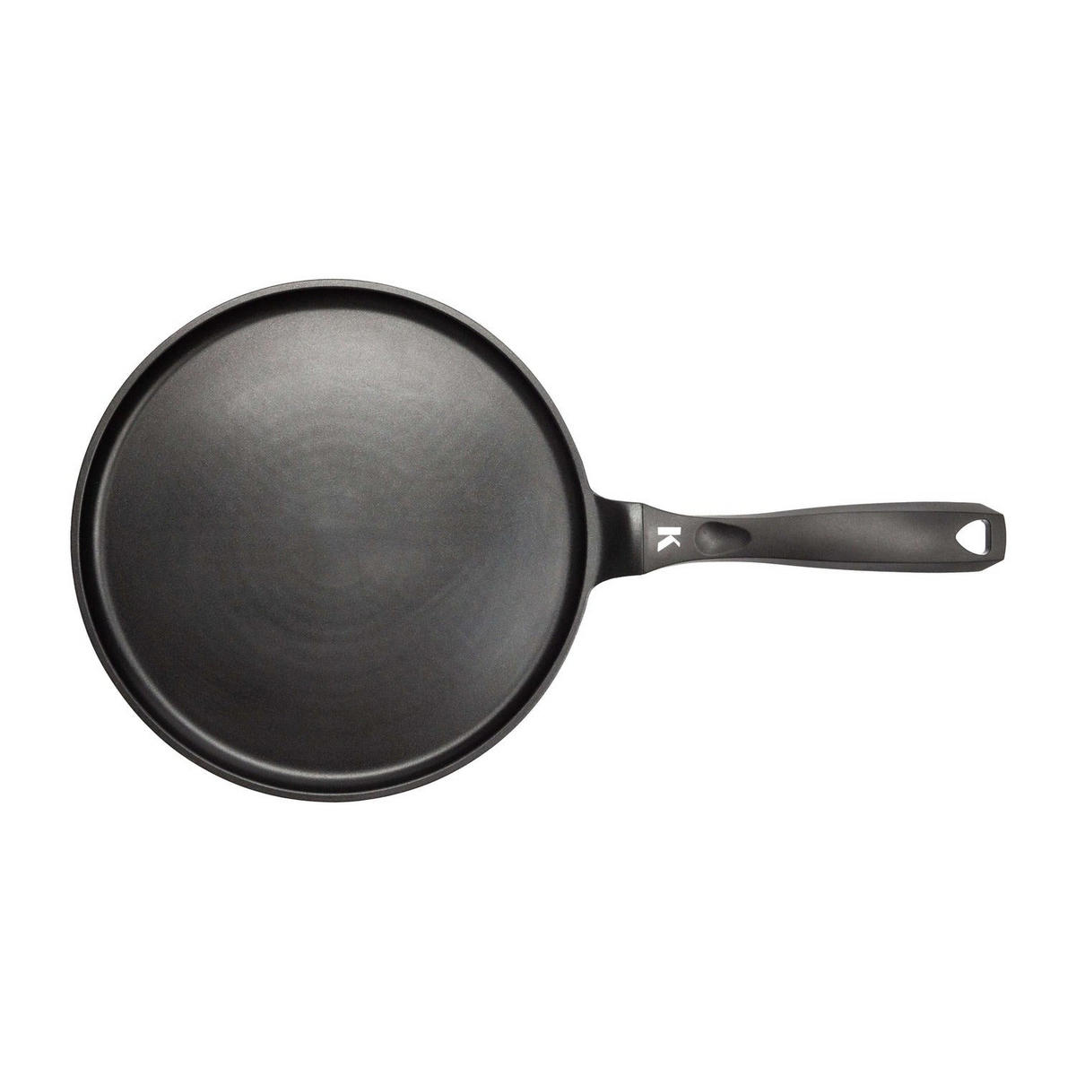 CREPE-PFANNE 28 cm Schwarz Induktion - Schwarz, Metall (28cm) - KLAMER