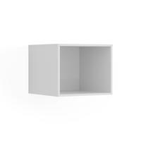 ZGORNJI DEL OMARE Elmo Bela 50 x 40 cm - bela, leseni material (50/40/50cm) - Vicco