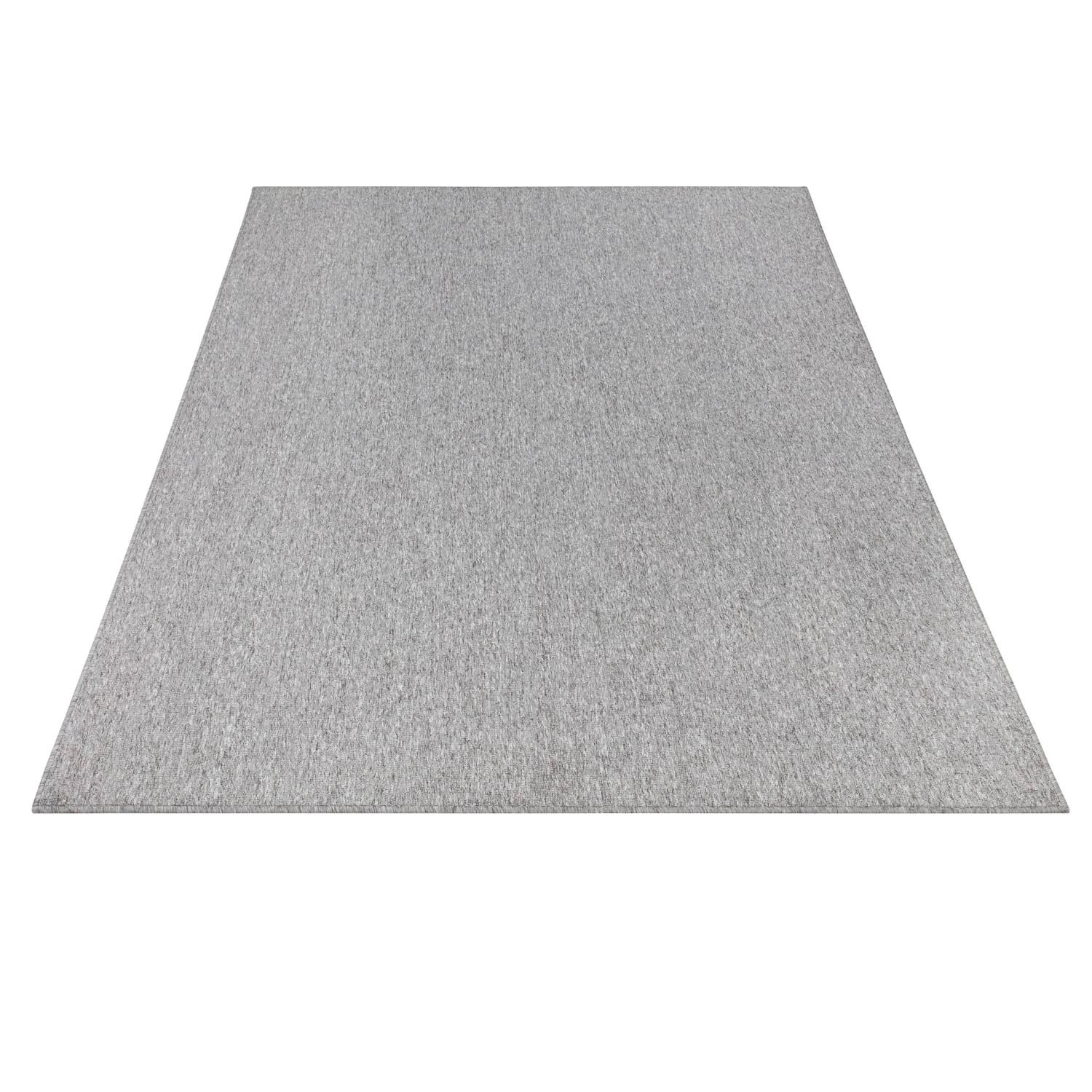 FLACHWEBTEPPICH Waschbar, einfarbig, Grau, 120 x 160 cm - Grau, Textil (160/120cm) - KADIMA DESIGN