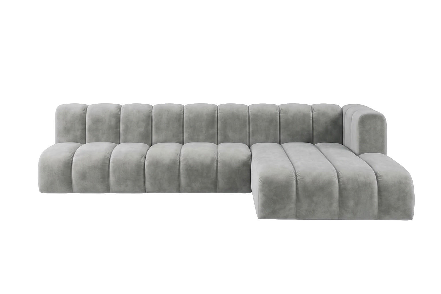 Kaiser Möbel Ecksofa Grau 295x179 cm