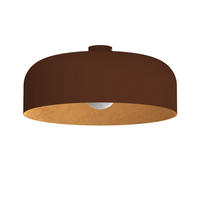 DECKENLEUCHTE Tuzzi - Goldfarben, Metall (50/50/14cm) - Lumicom