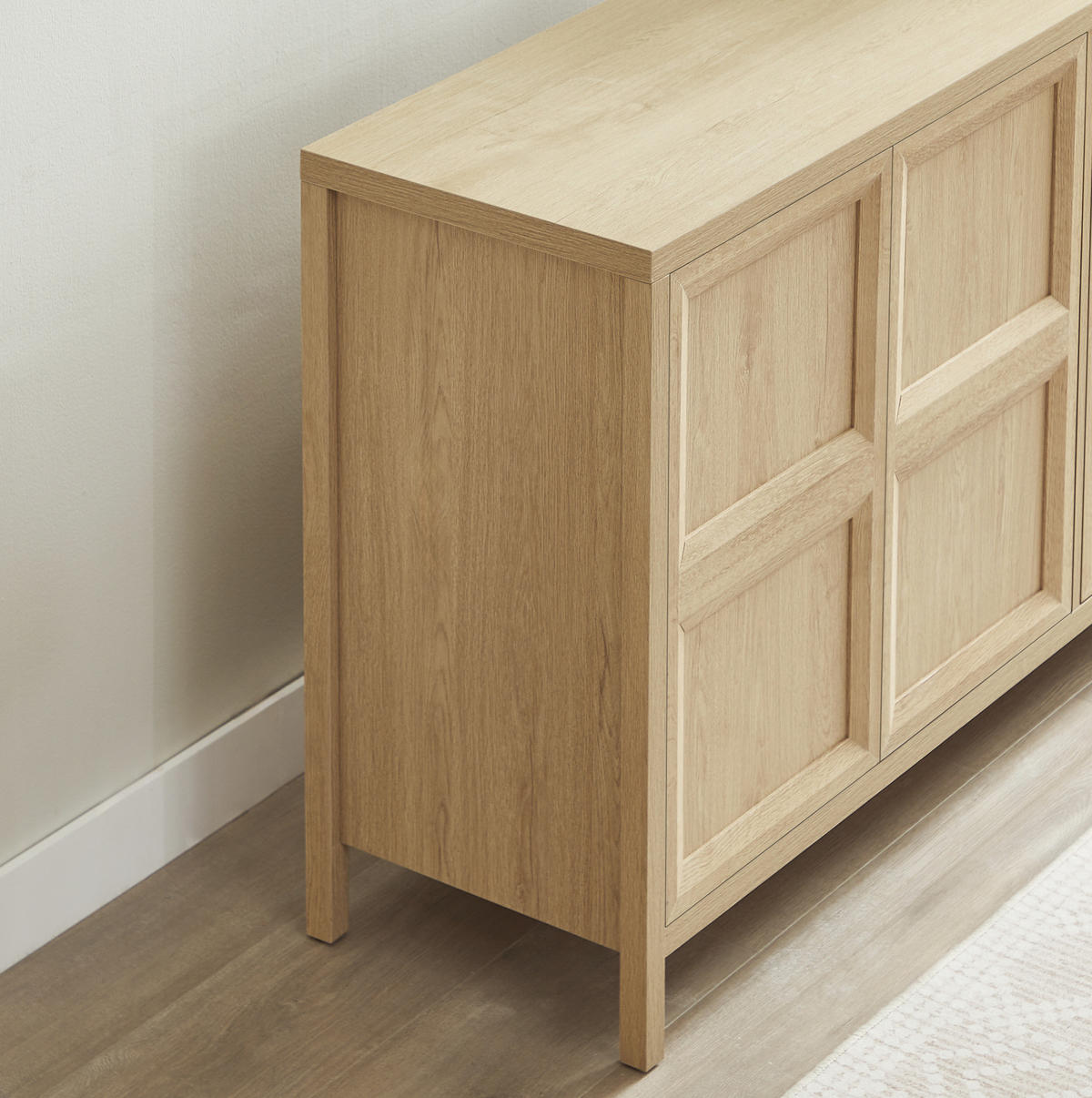 SIDEBOARD 160/40/80 cm Eiche aus MDF mit Tip-On-Mechanik - Eichefarben, Holzwerkstoff (40/80/160cm) - OKMYHOME