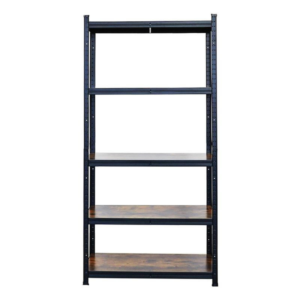 SCHWERLASTREGAL 2 Stück Vintage Series Ragnar 180x90x40cm Vintagebraun-Schwarz - Schwarz, Metall (180/180/40cm) - PROREGAL