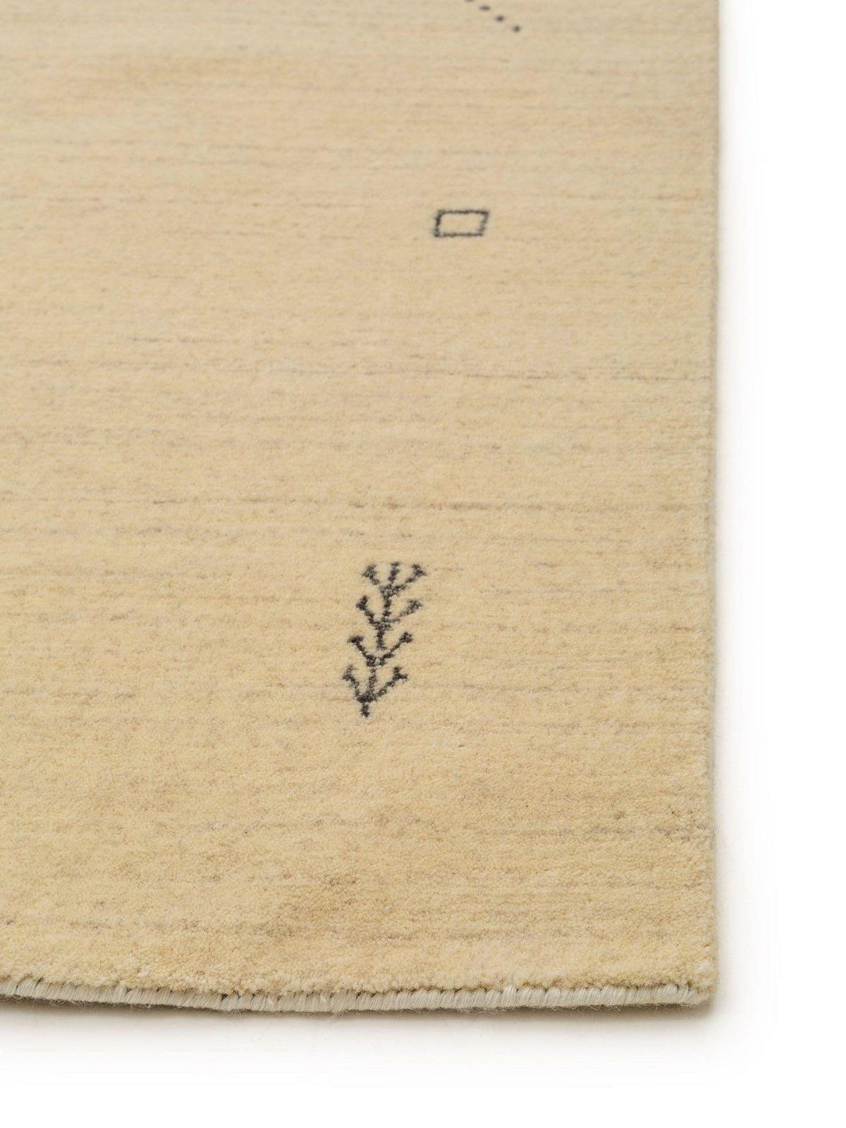TEPPICH Wollteppich Jamal Beige - Beige, Textil (250/1cm) - KUNSTLOFT
