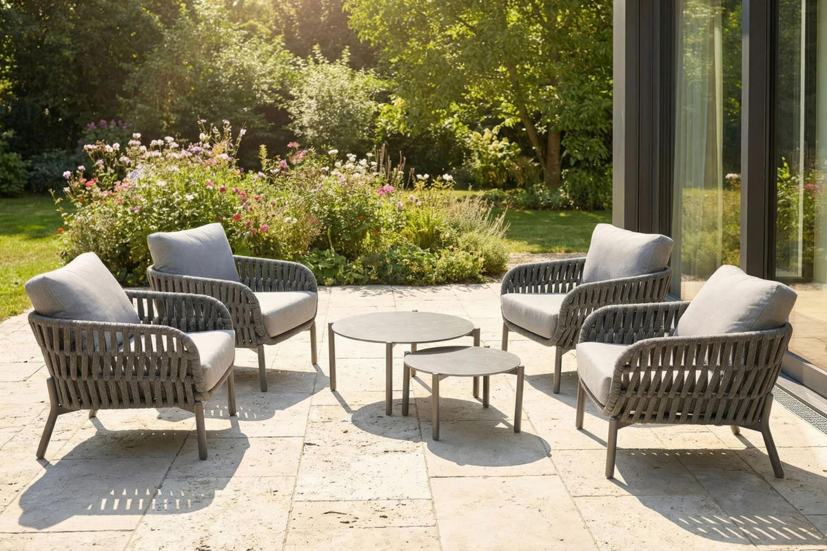 GARTENSTUHL Malte 67x79x82 cm, Kunststoff, Anthrazit - Anthrazit, Kunststoff (79/67/82cm) - dasmöbelwerk