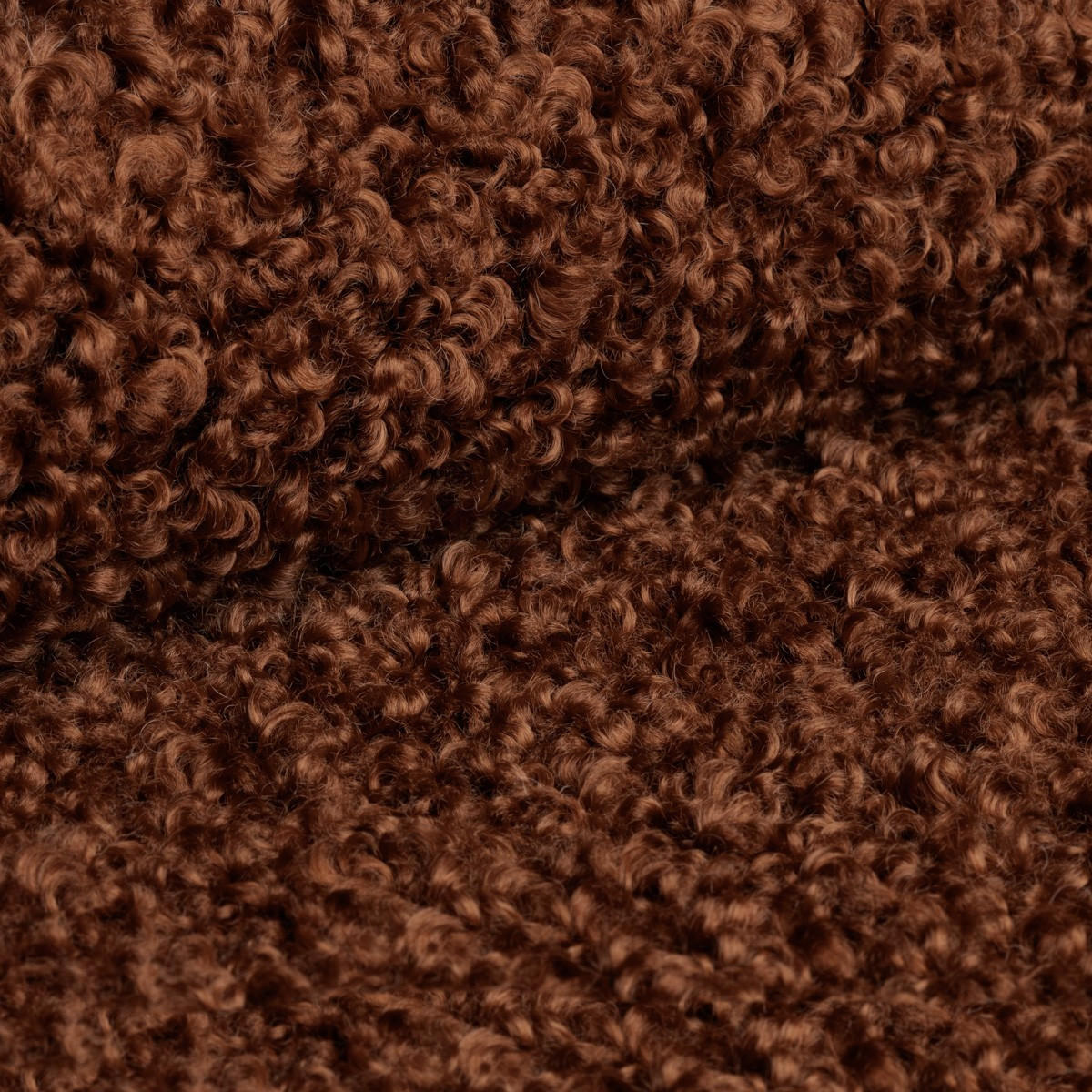 OHRENSESSEL Teddy Rot, Buchenholz Bein, Sessel aus Boucle-Stoff - Buchefarben/Rot, Holzwerkstoff/Textil (88/91/100cm) - Bettso