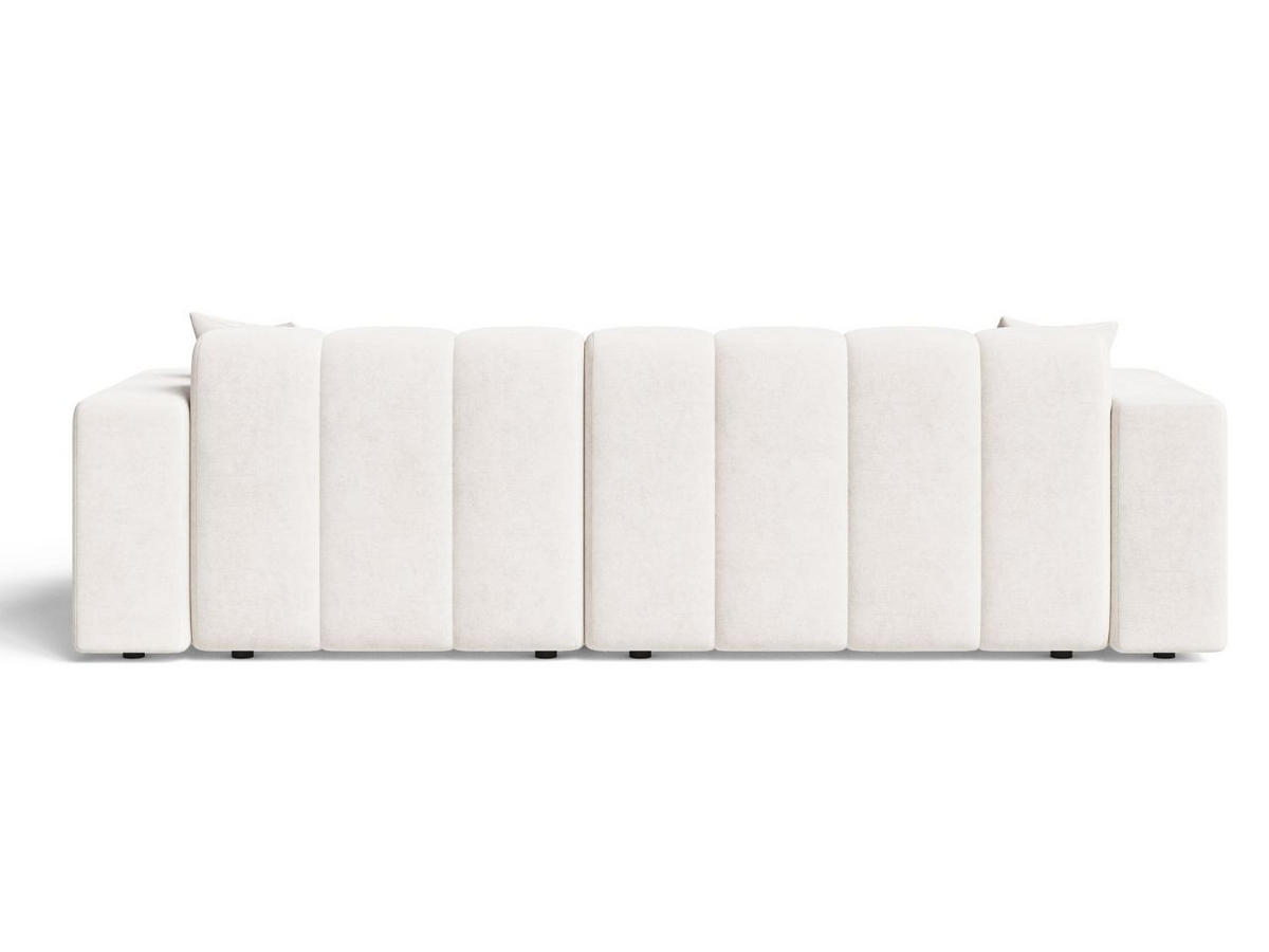 ECKSOFA Nork Creme Rechts - Creme, Holz/Textil (265/180cm) - Graingold