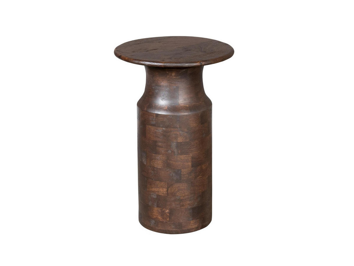 BEISTELLTISCH Jason Mangoholz 40 cm / 40 cm Braun - Braun, Holz (40/40/60cm) - Villa Möbel