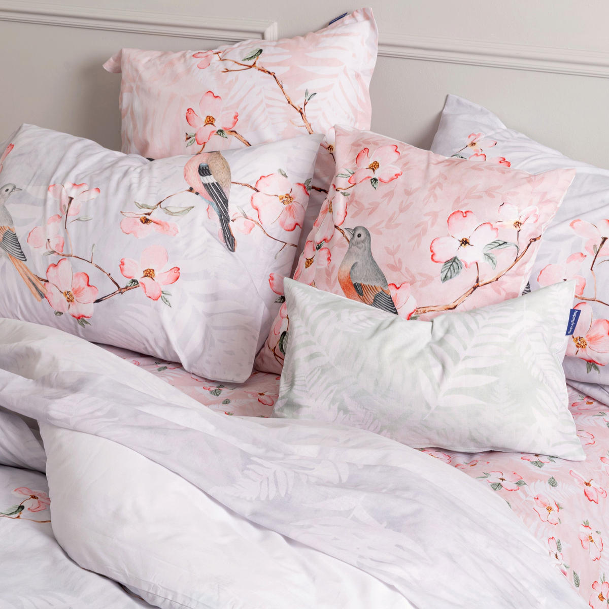 KISSENBEZUG ohara 50x50 + 50x30 cm mehrfarbig - Multicolor, Textil (50/50cm) - Happy Friday