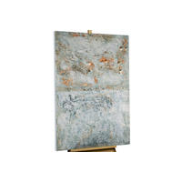 ACRYLBILD HANDGEMALT 80/120 cm - Grau, Holz/Textil (80/120cm) - KUNSTLOFT