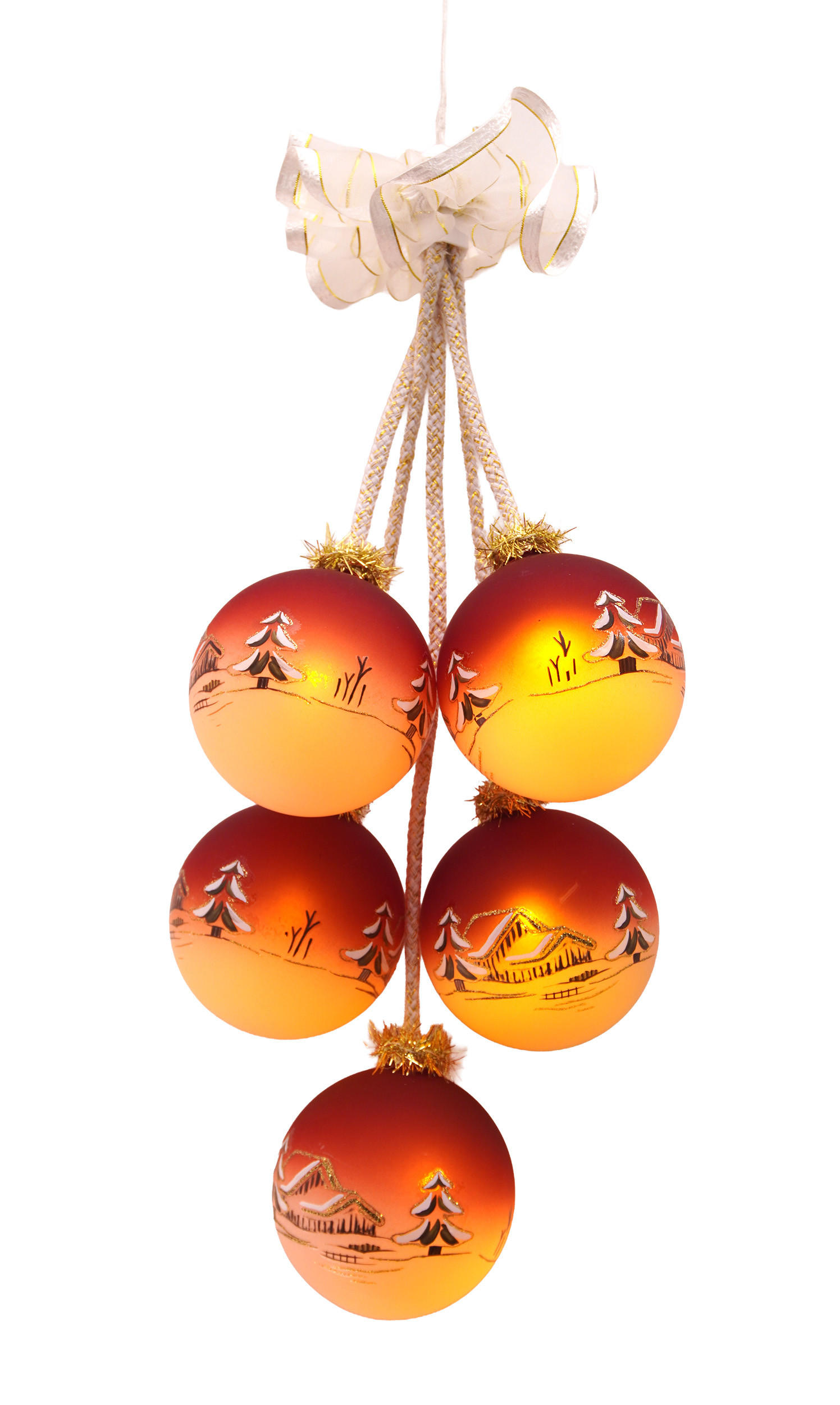 XXXLutz Christbaumkugeln Rot 8x8x8 cm