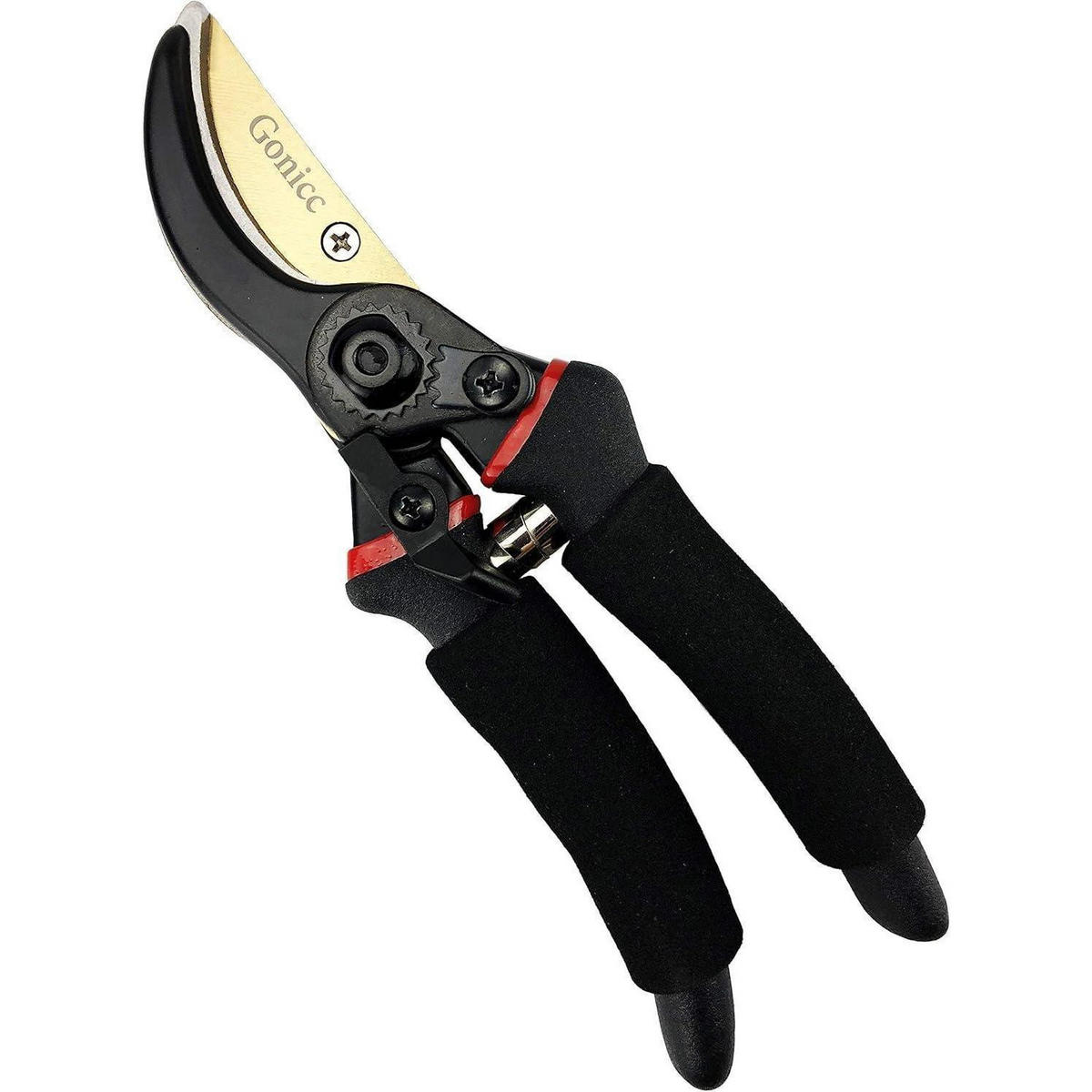 GARTENSCHERE Bypass SK5 Stahl Titanbeschichtet - Multicolor, Metall (9.7/0.1/28cm)