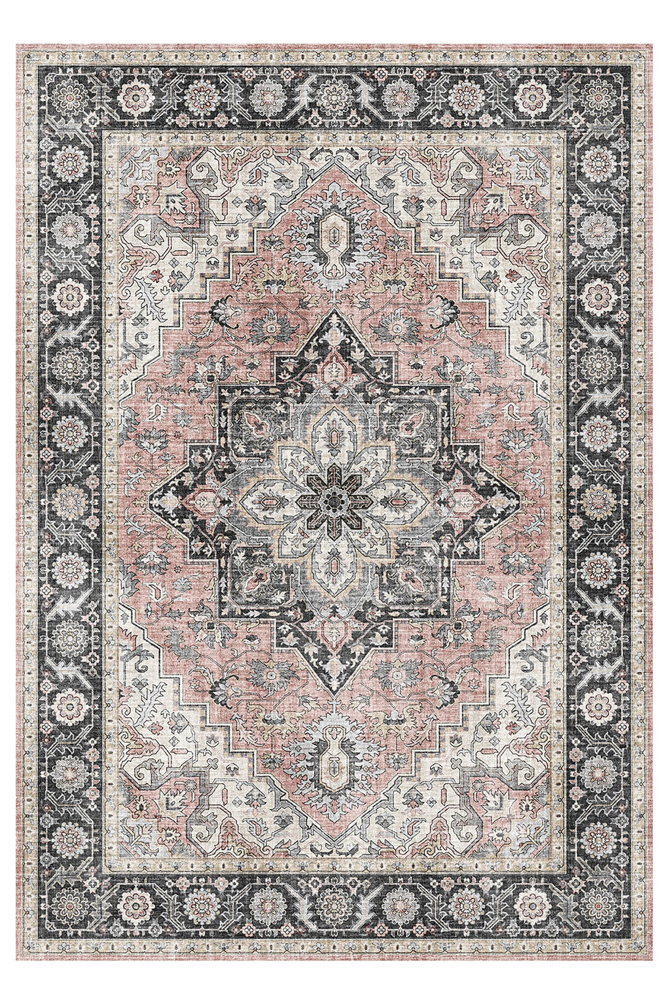 TEPPICH mit englischer Nahtverarbeitung grau - Grau, Textil (160/230cm) - AFK Living