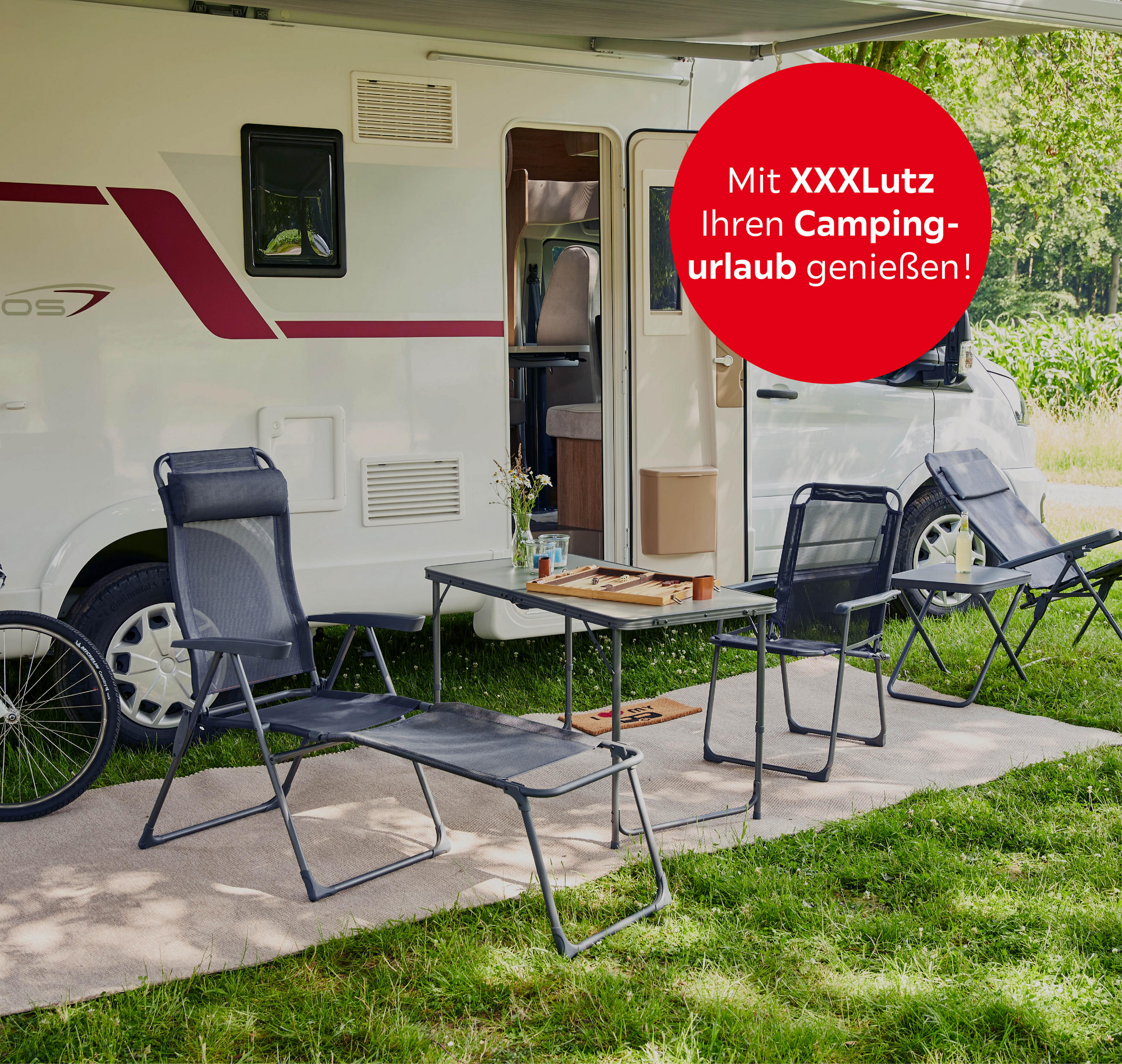 Mit XXXLutz Ihren Campingurlaub genießen!