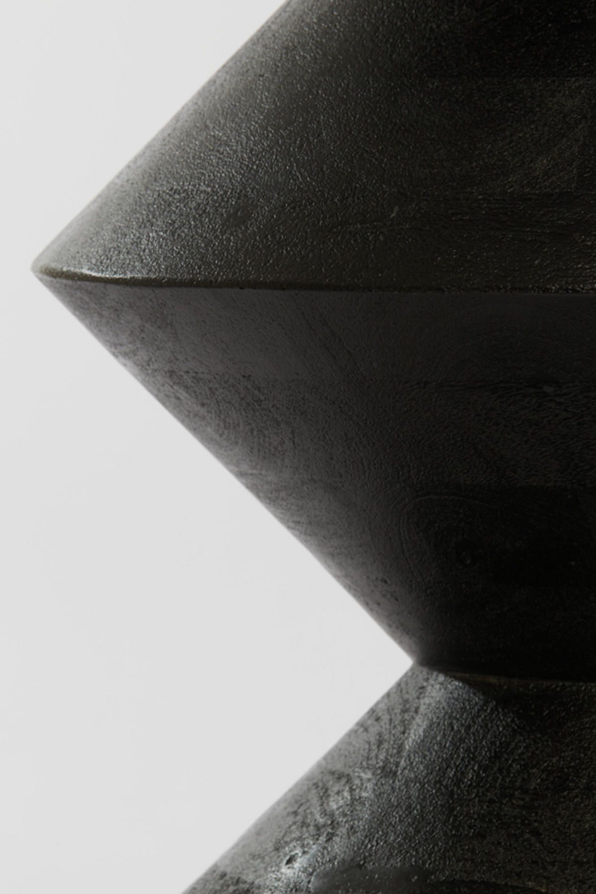 BEISTELLTISCH Larus Schwarz Ø45/60 cm - Schwarz, Holz (45/45/60cm) - Light & Living