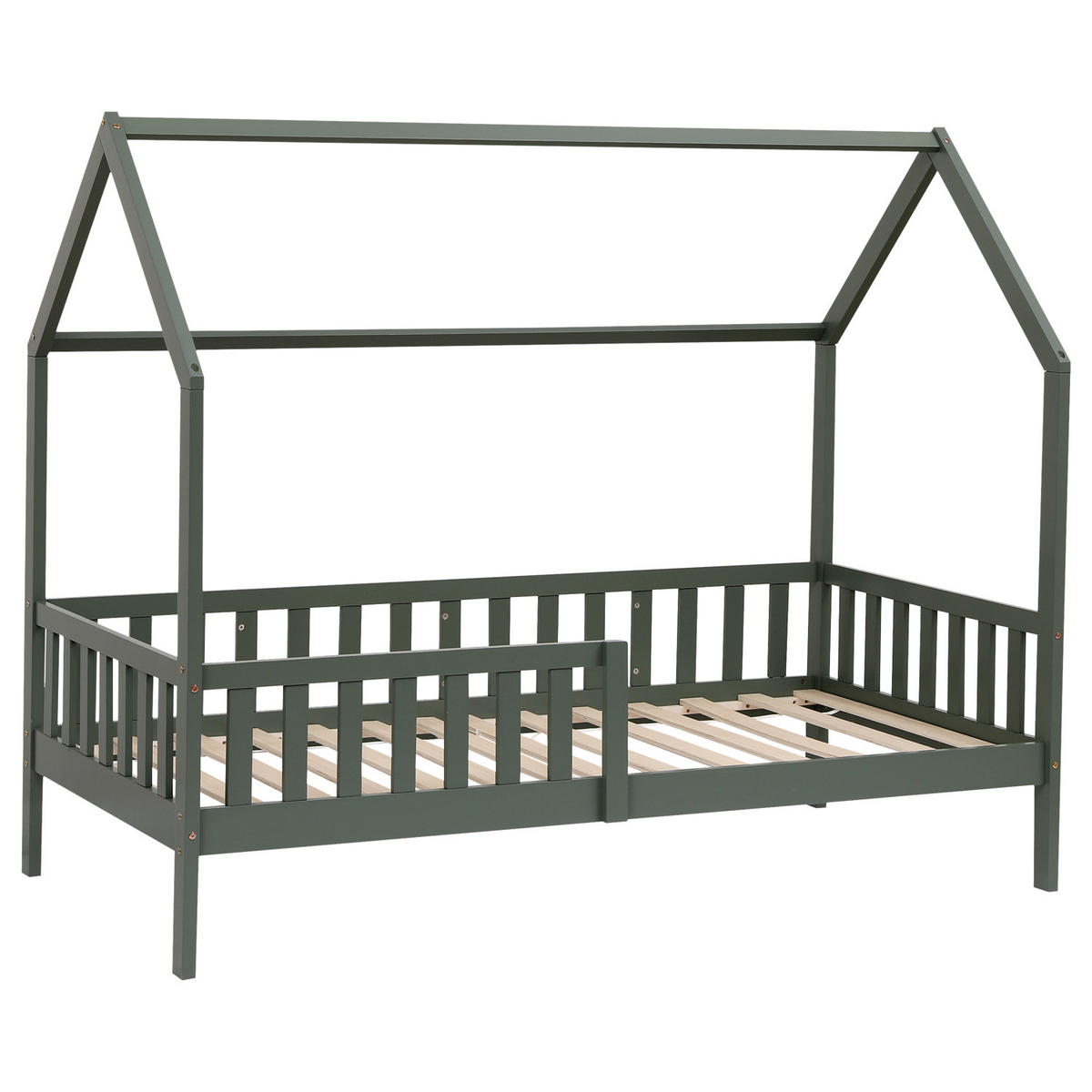 KINDERBETT Marceau Grün 190/90 cm - Grün, Holz - Happy Garden