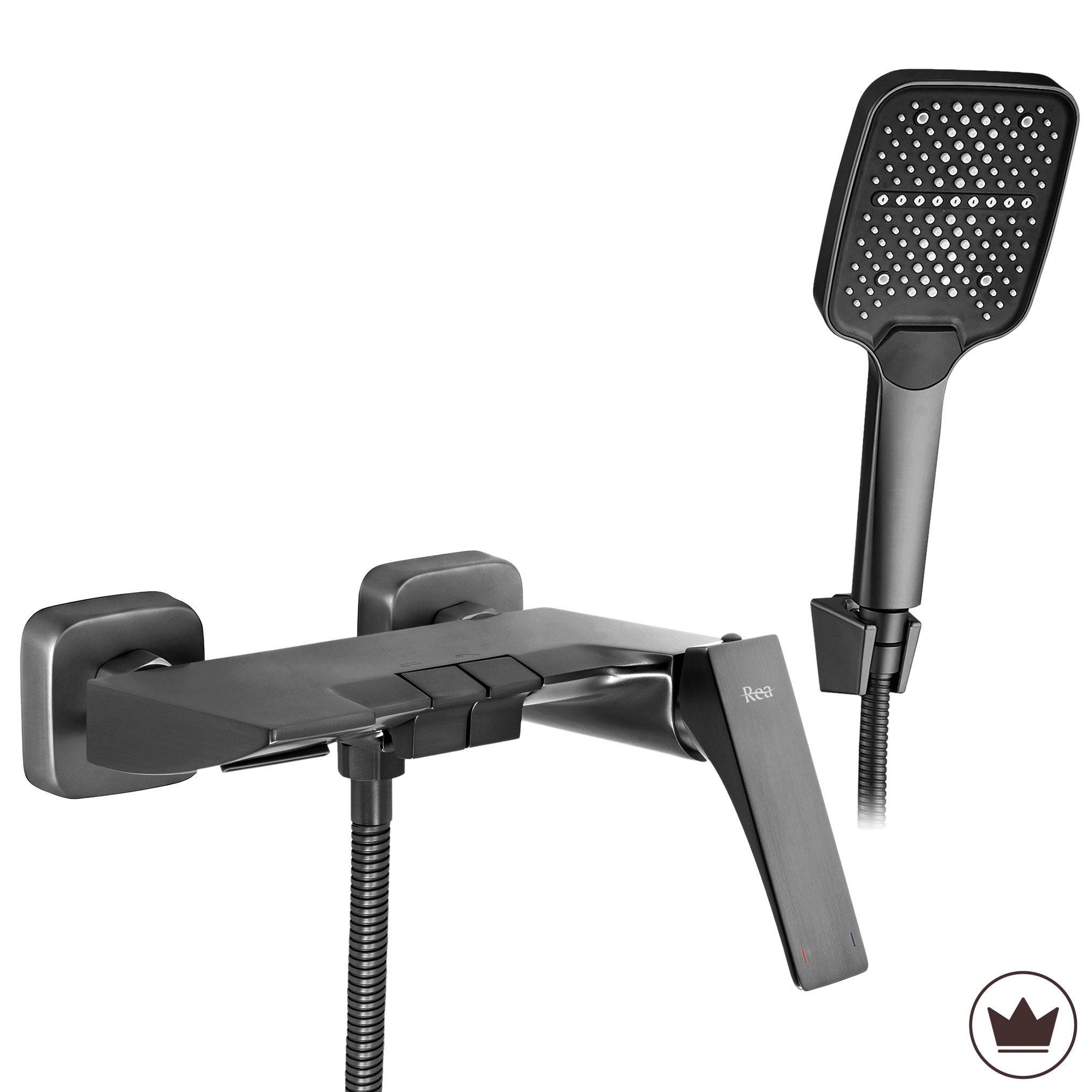 WANNENARMATUR Premium Rea Joe Titan - Titanfarben, Metall (21/6.2/14.5cm) - REA