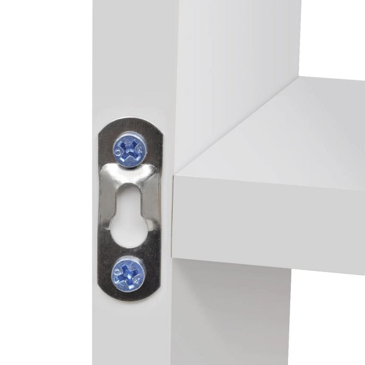 WANDREGAL mit 8 Fächern 85/16/47,5 cm aus Holzwerkstoff Weiß - Weiß, Holz (85/47.5/16cm) - vidaXL