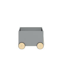 SPIELZEUGTRUHE Lotta - Grau, Holzwerkstoff (59/47cm) - RAUMHIRSCH FURNITURE
