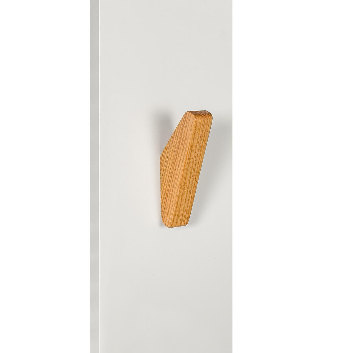 GARDEROBENPANEEL - Weiß, Holzwerkstoff (15/160/8cm) - home24