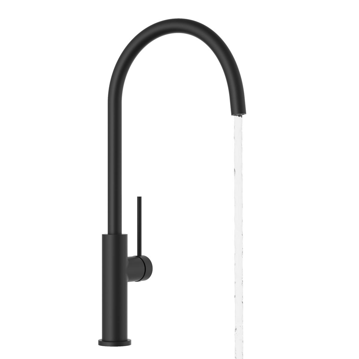 KÜCHENARMATUR Prestige SLIM Schwarz - Schwarz, Metall (23/42/23cm) - Granitan